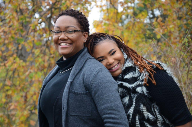 Alicia and Jazmyne have been married for one year. (Courtesy of the subjects)